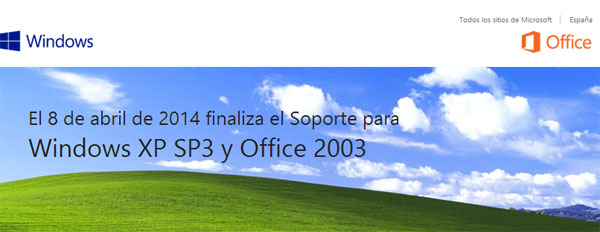 Este martes Microsoft dice adiós a Windows XP